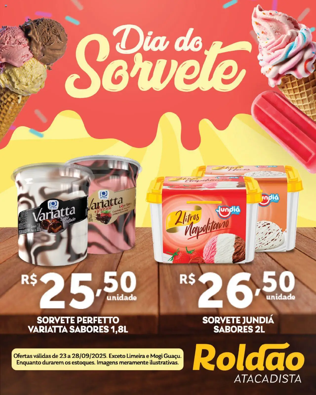 Roldão Folheto - válido de 23.09.2025 | Página: 5 | Produtos: Leite, Sorvete