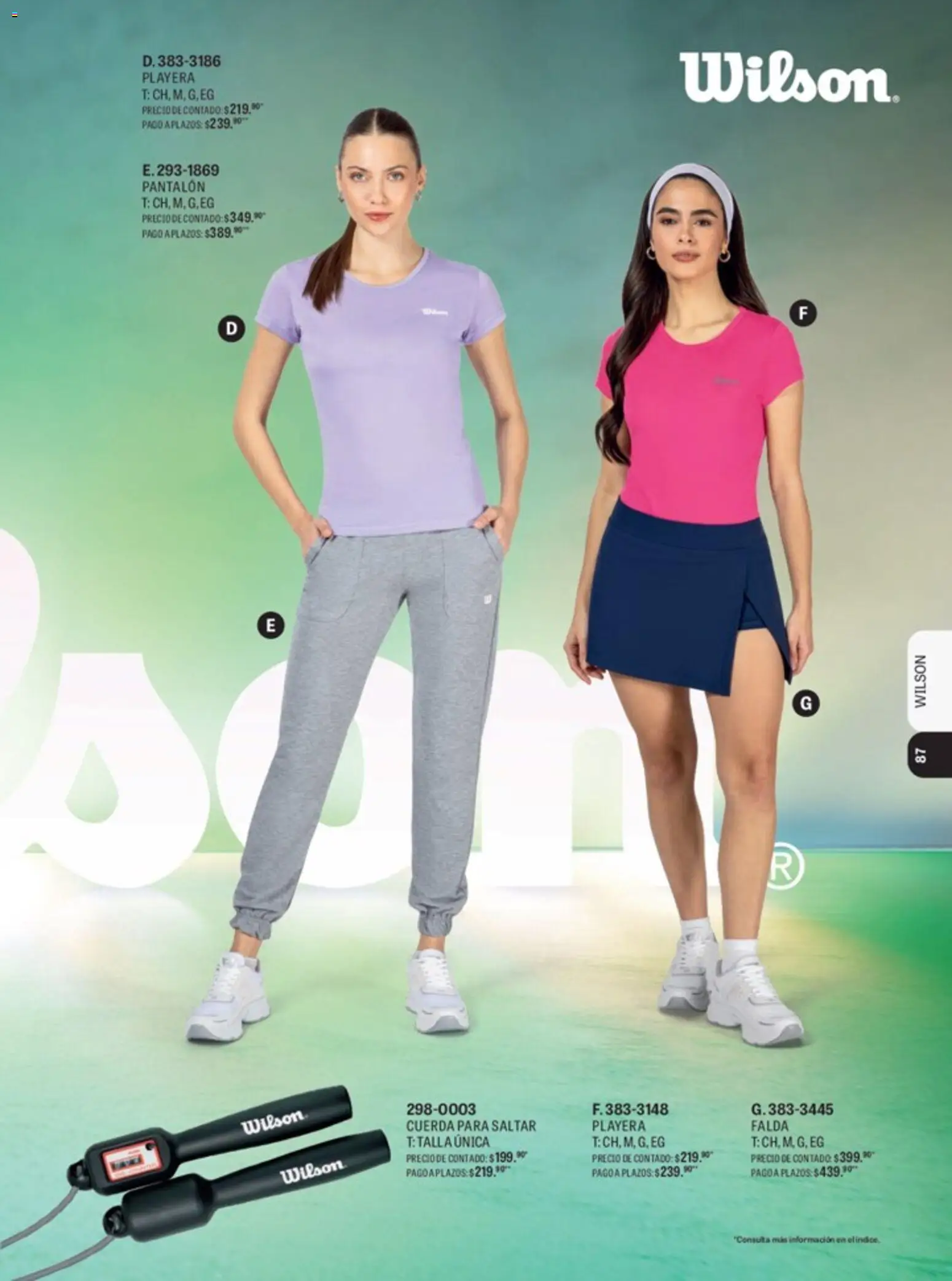 Nuevas ofertas de Andrea válidas en toda la República Mexicana desde el 15.04.2026. ¡Encuentra las mejores ofertas en Andrea catálogo Lo mejor en marcas! | Página: 62 | Productos: Cuerda, Playera, Falda