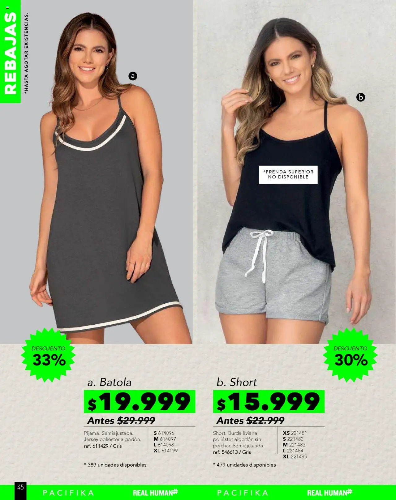 Pacifika revista - valida desde el 01.08.2025 | Página: 241 | Productos: Algodón, Short