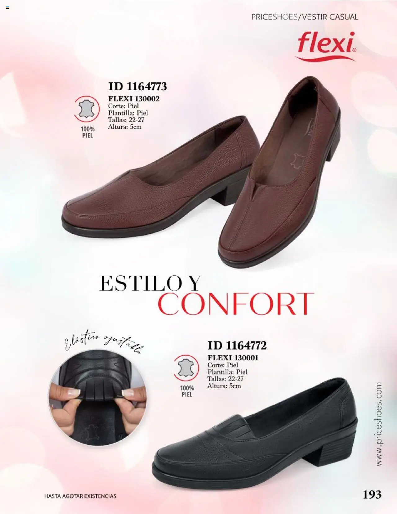 Nuevas ofertas de Price Shoes válidas en toda la República Mexicana desde el 05.08.2024. ¡Encuentra las mejores ofertas en Price Shoes catálogo Vestir Casual ! | Página: 193