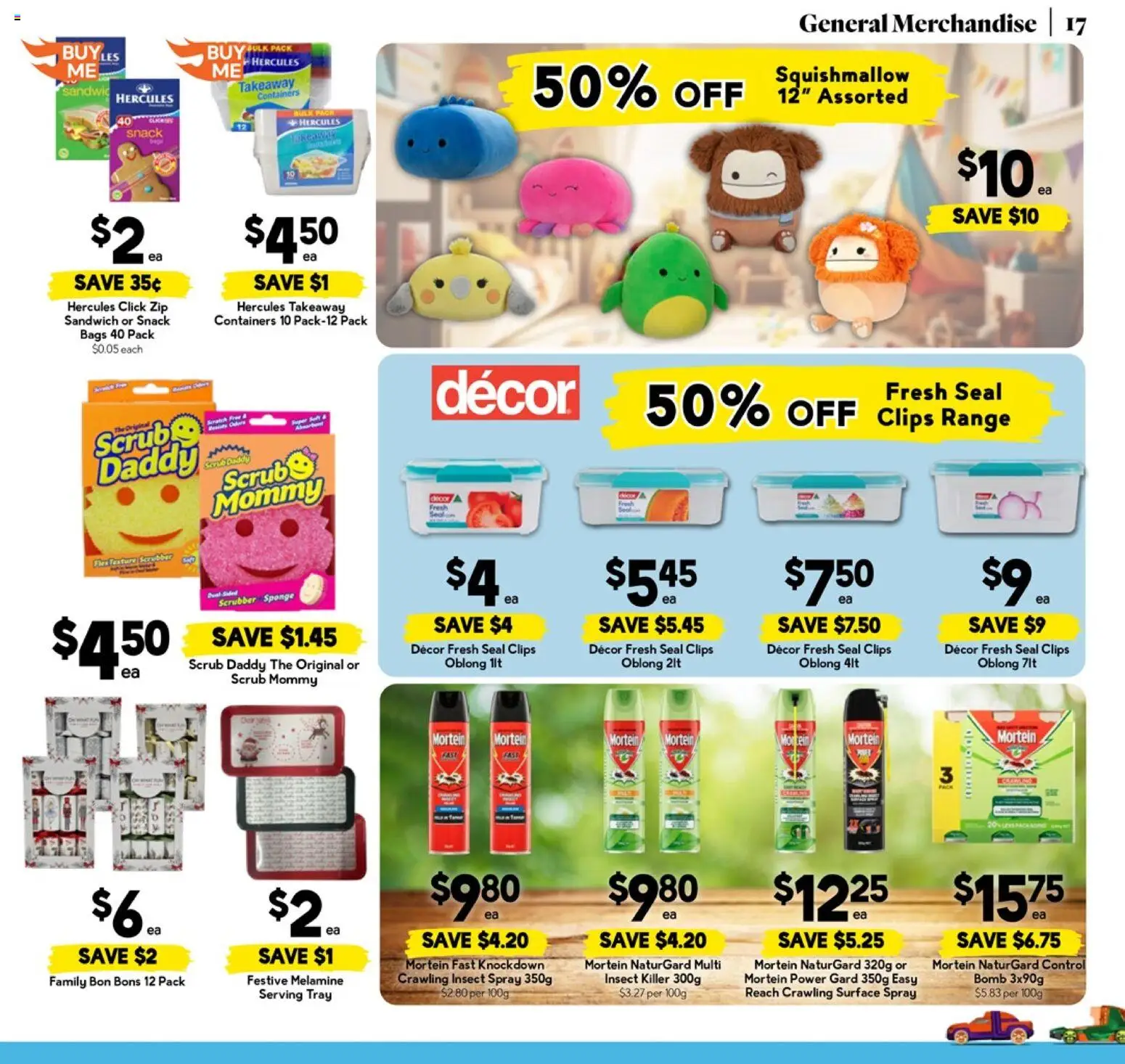 Drakes catalogue - valid from 29.10.2025 | Page: 17 | Products: Decor, Scrub, Sponge, Clips