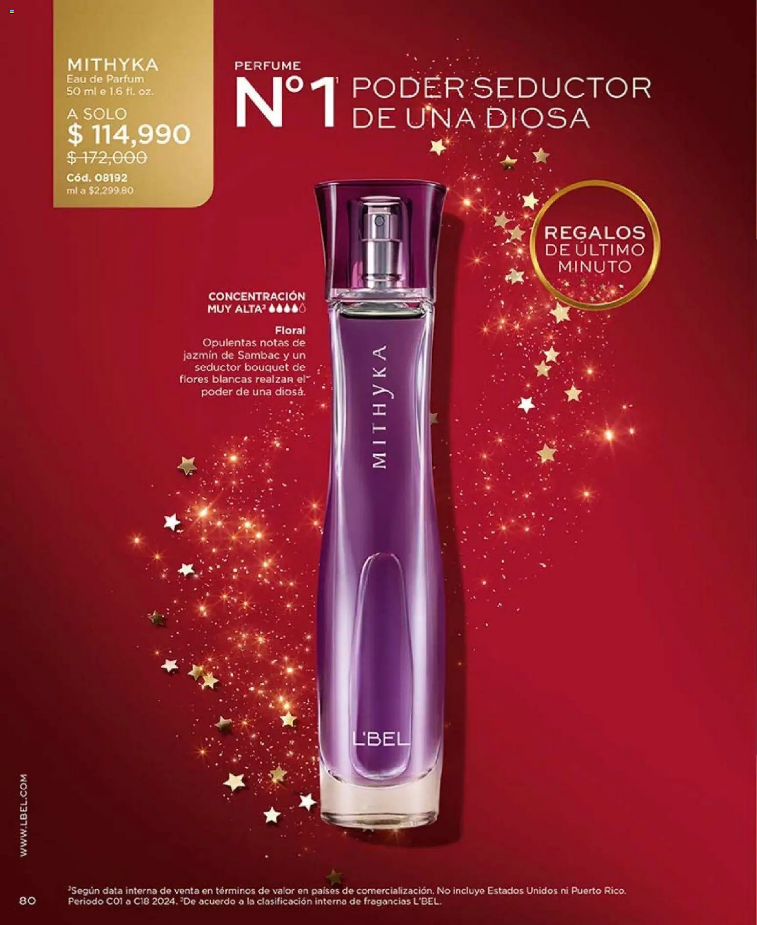 L'Bel revista - valida desde el 01.01.2026 | Página: 80 | Productos: Perfume