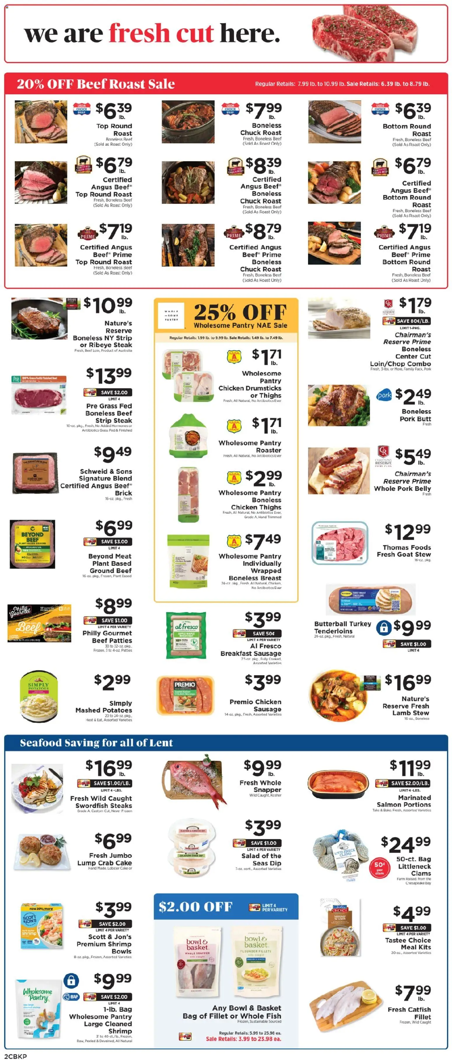 ShopRite Weekly Ad - valid from 13.02.2026 | Page: 3 | Products: Basket, Pork, Potatoes, Beet