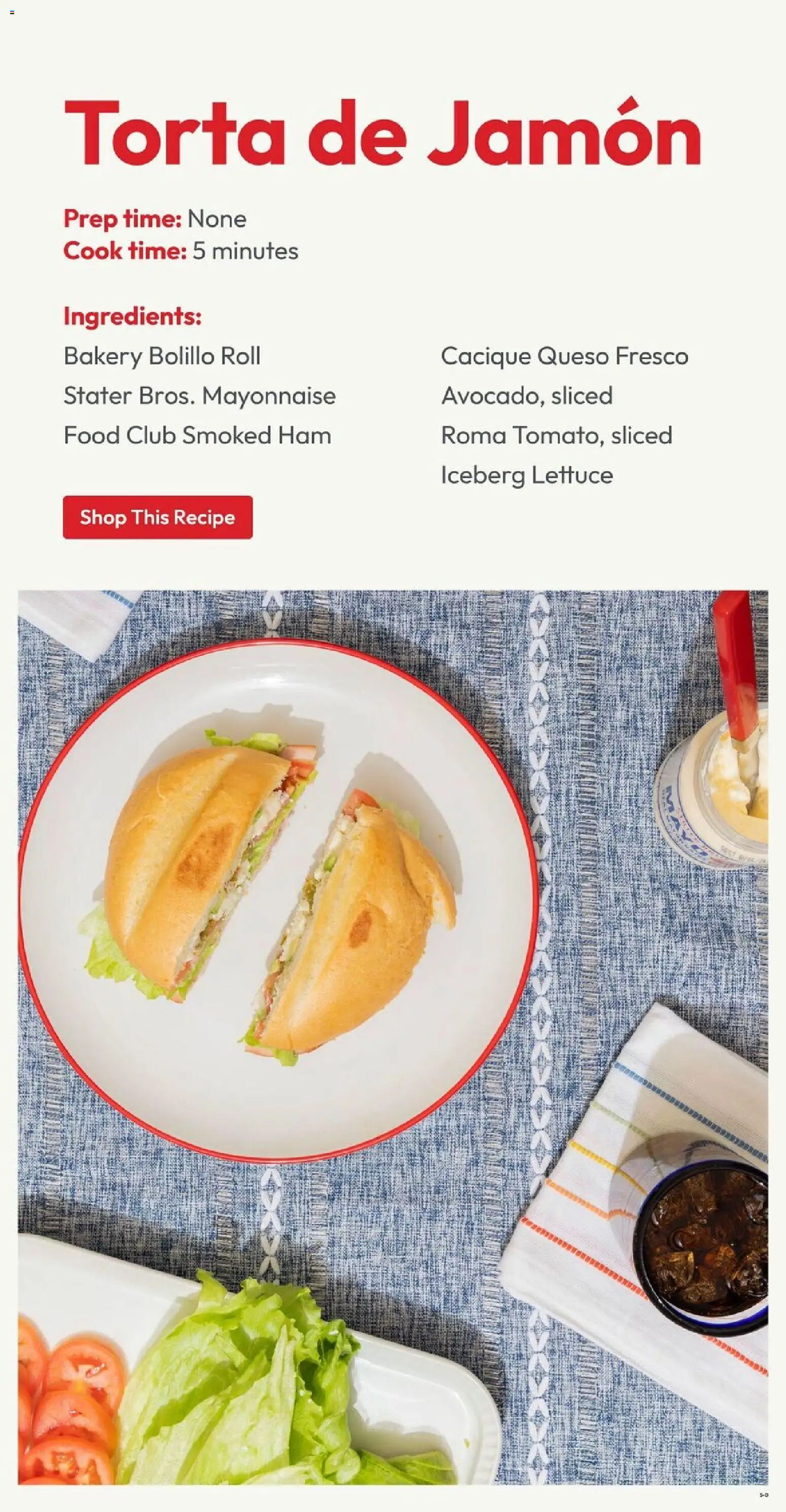 Stater Bros Weekly Ad - valid from 18.03.2026 | Page: 5 | Products: Bakery, Lettuce, Ham, Mayonnaise