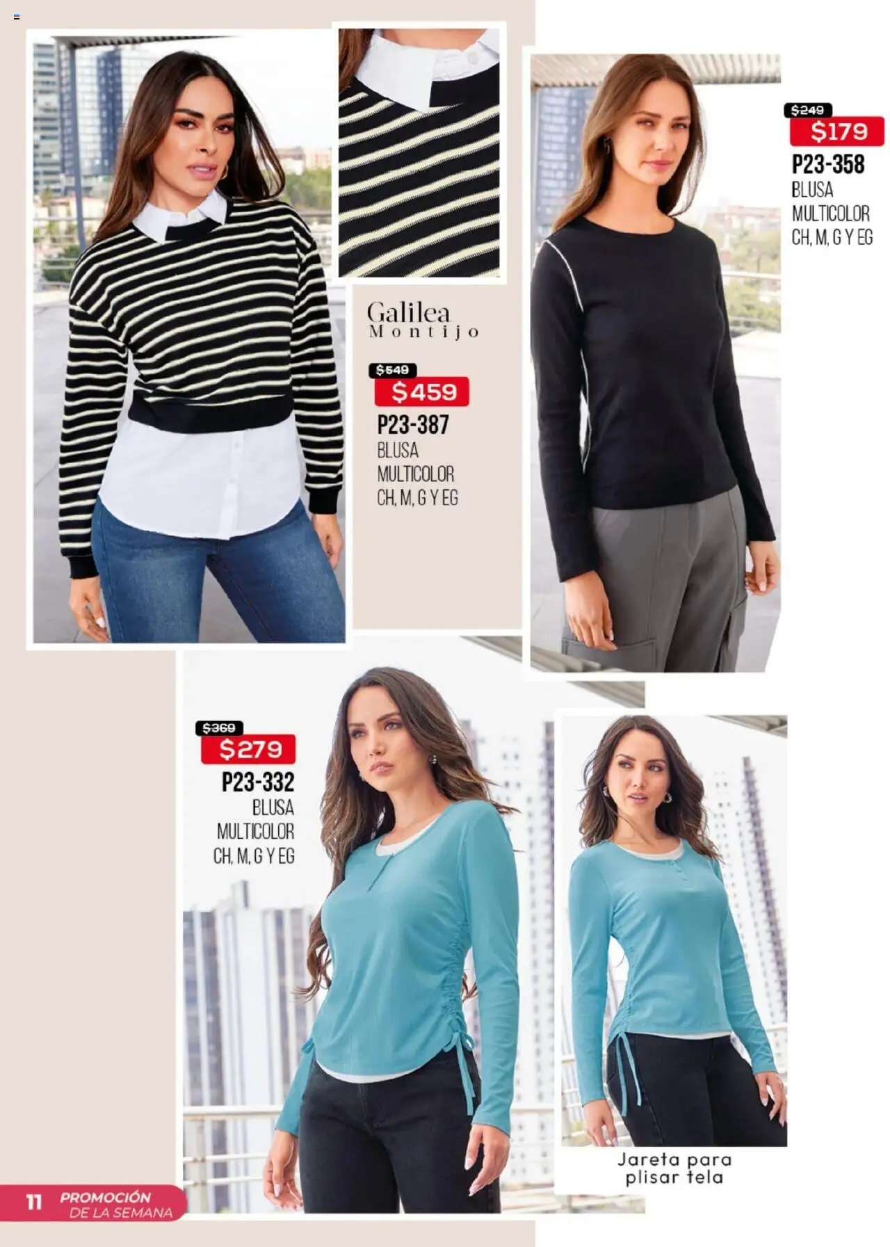 Nuevas ofertas de Cklass válidas en toda la República Mexicana desde el 01.10.2025. ¡Encuentra las mejores ofertas en Cklass - Catálogo Promoción De La Semana! | Página: 12 | Productos: Blusa