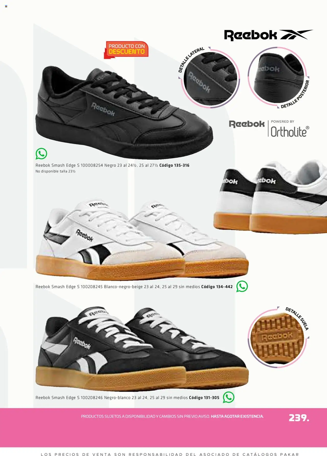 Nuevas ofertas de SC Pakar válidas en toda la República Mexicana desde el 29.08.2025. ¡Encuentra las mejores ofertas en SC Pakar - Catálogo Otoño Women! | Página: 239