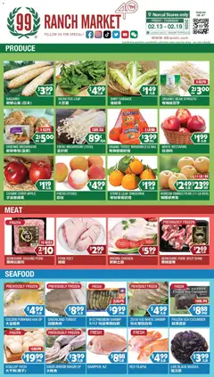 Preview of 99 Ranch Market weekly ads valid from 13.02.2026