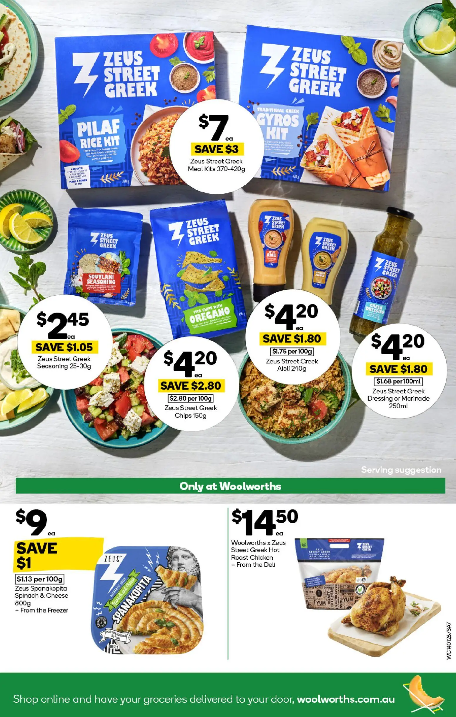 Woolworths catalogue - valid from 14.01.2026 | Page: 7 | Products: Oregano, Chips, Spinach, Grill