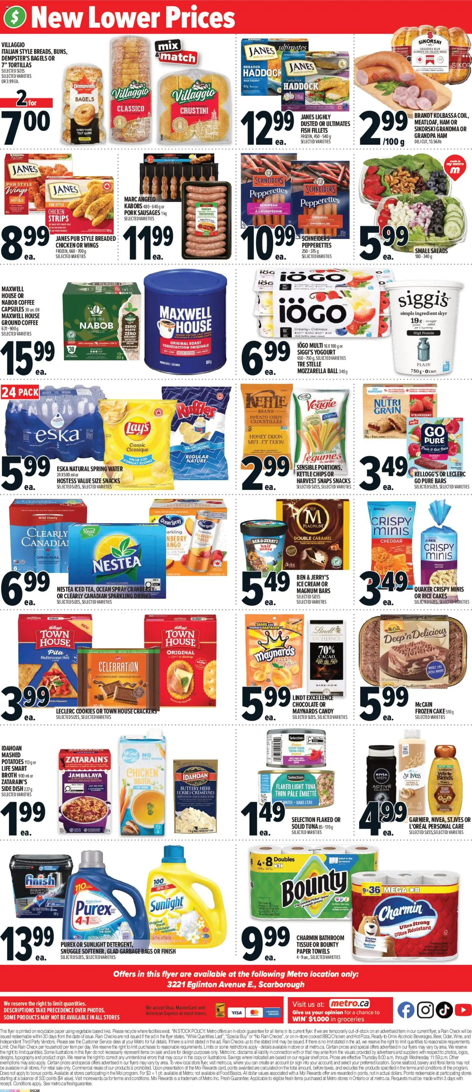 Metro flyer valid from 16.04.2026 | Page: 4 | Products: Fish, Chips, Ice cream, Chicken