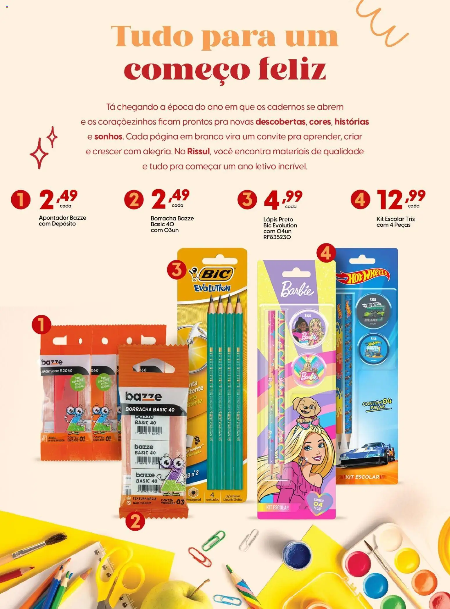 Rissul Folheto - válido de 23.10.2026 | Página: 2 | Produtos: Lápis, Borracha