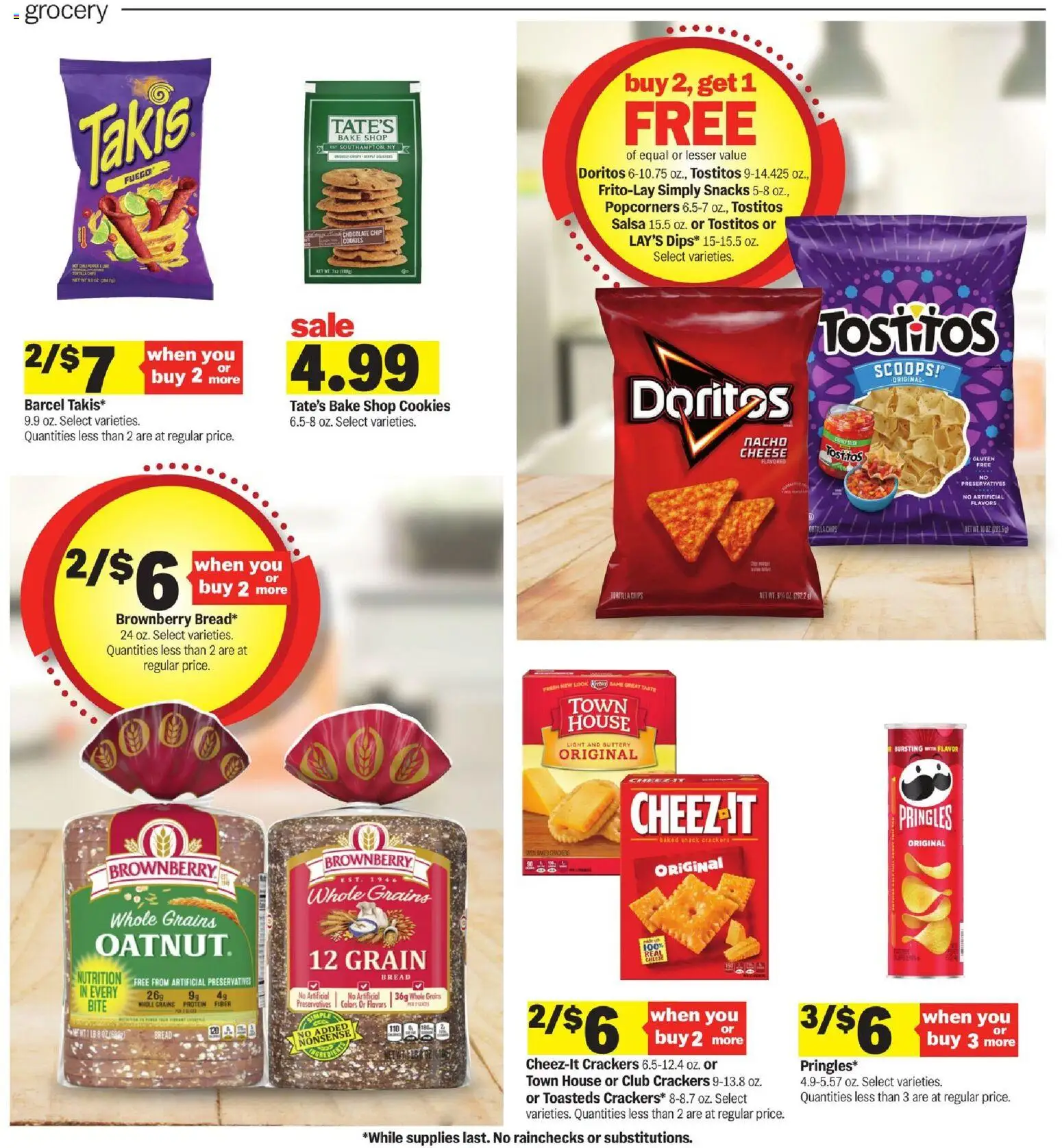 Meijer Weekly Ad - MI - valid from 01.04.2026 | Page: 25 | Products: Cheese, Chocolate, Chips, Chocolate Chip