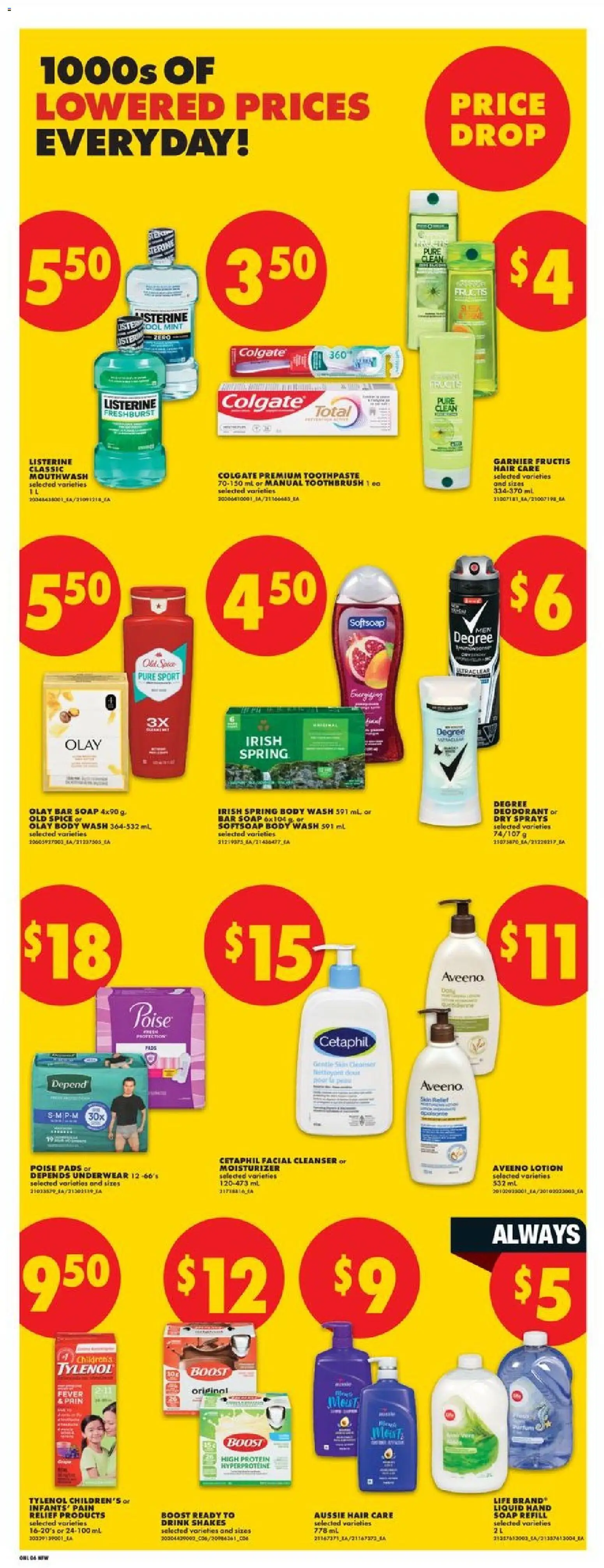 No Frills flyer valid from 23.04.2026 | Page: 16 | Products: Body lotion, Soap, Body wash, Deodorant