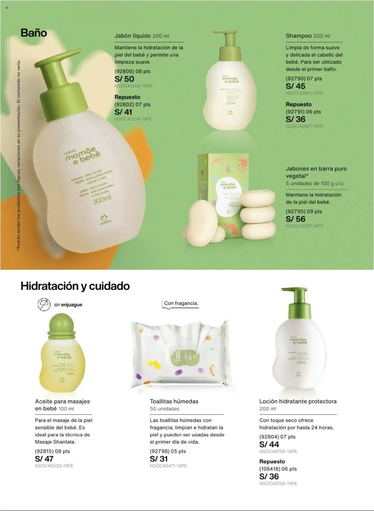 Catálogo Natura válido desde 24.05.2025 | Página: 141 | Productos: Shampoo, Jabón, Baño, Aceite