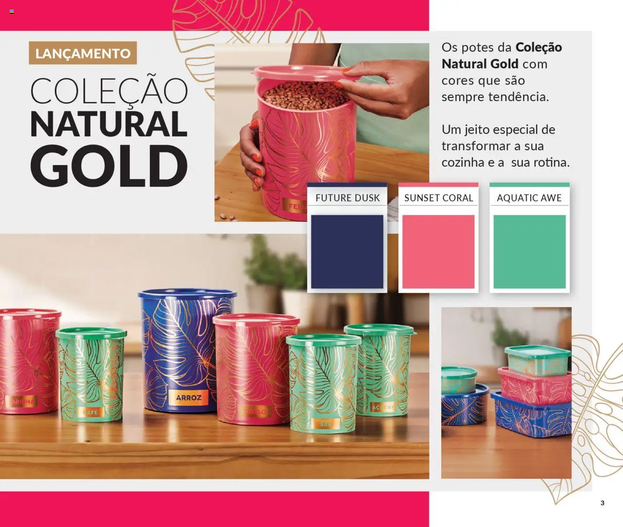 Avon Folheto - válido de 13.06.2025 | Página: 3 | Produtos: Feijão, Arroz, Açúcar, Potes