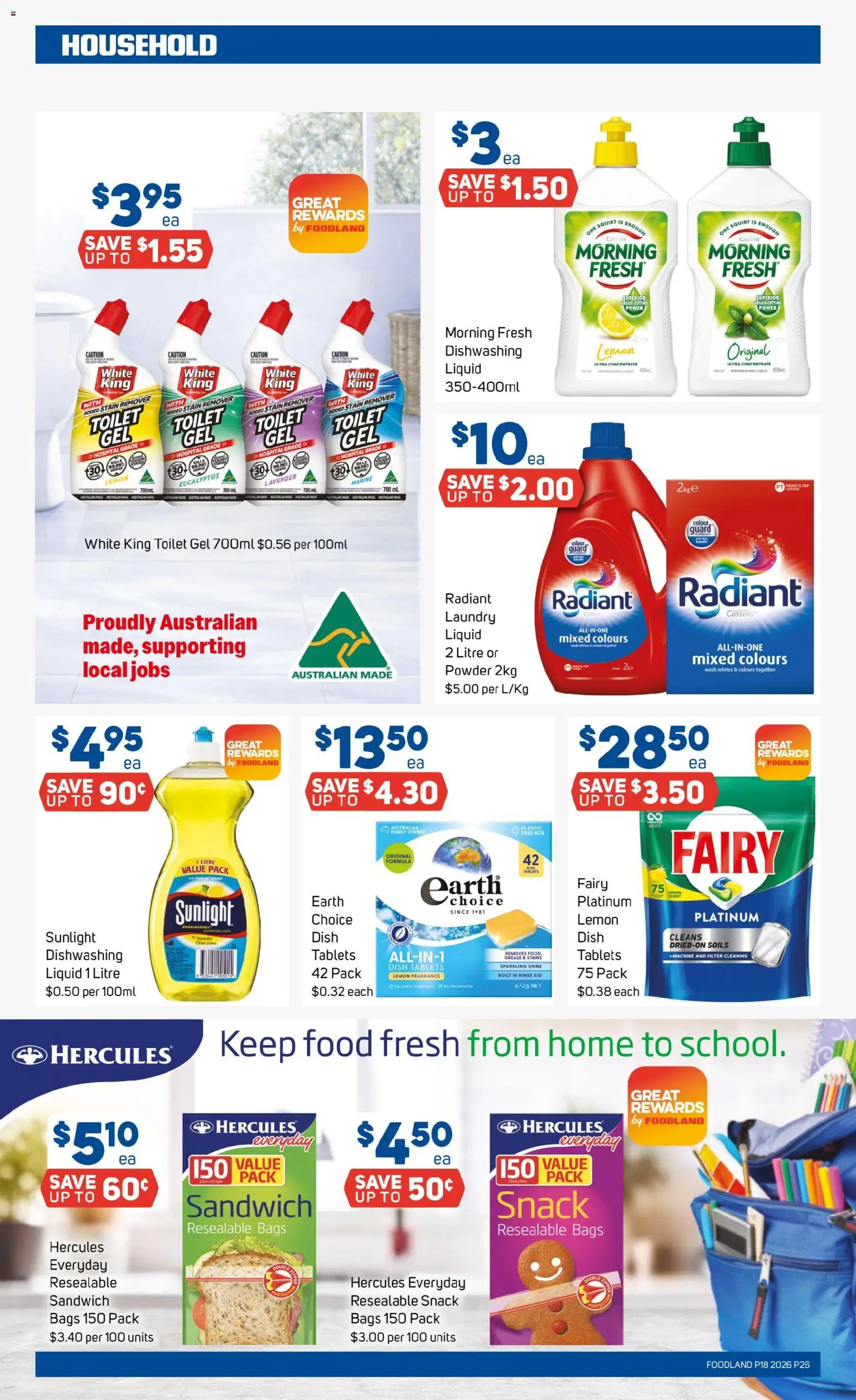 Foodland catalogue - valid from 29.04.2026 | Page: 26 | Products: Box, Toilet, Fragrance, Lemon