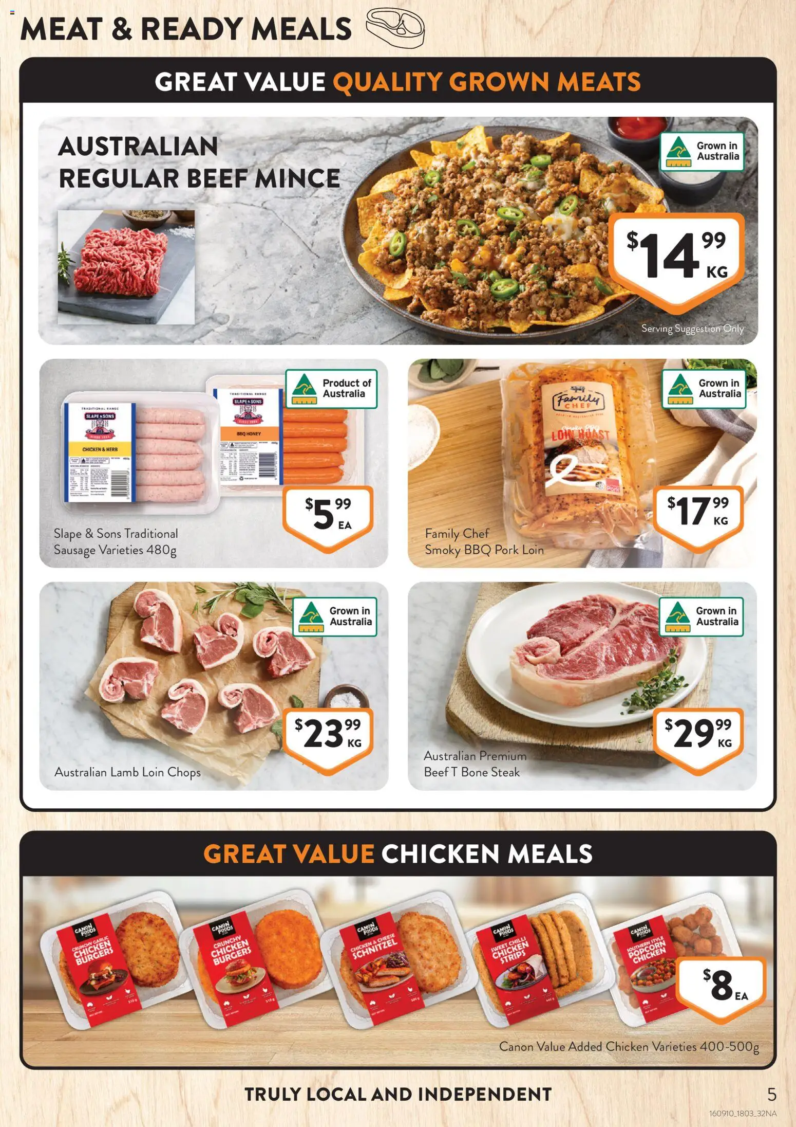 Foodworks catalogue - valid from 18.03.2026 | Page: 5 | Products: Honey, Chicken, Meat, Chilli