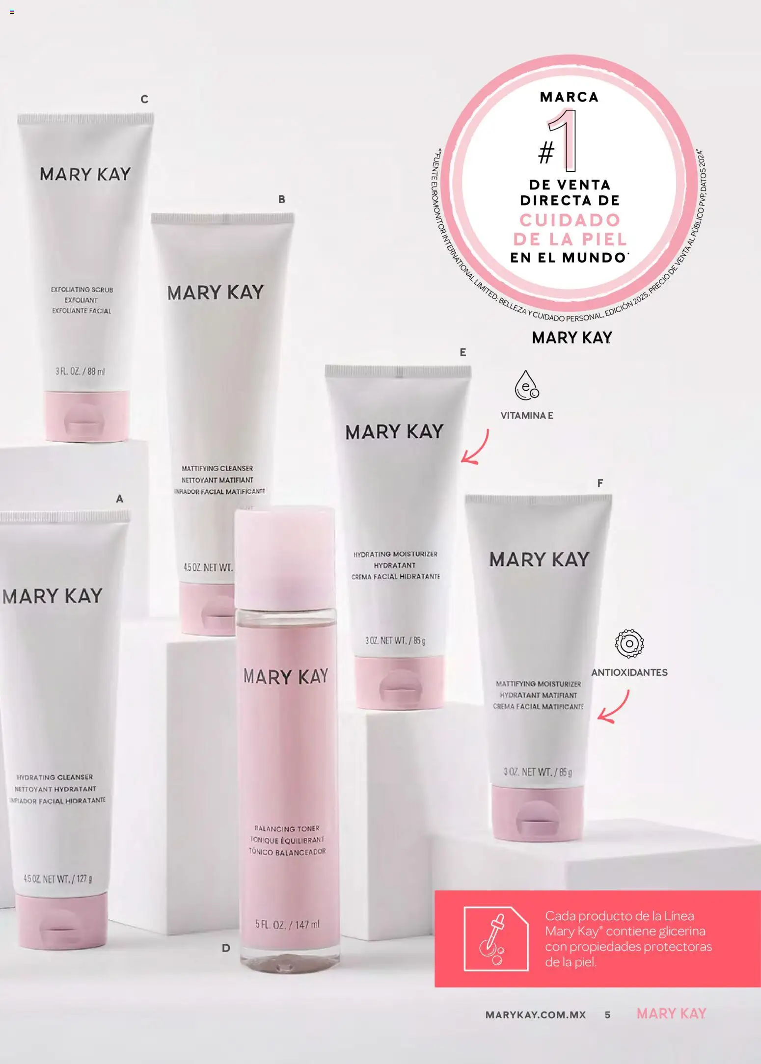 Nuevas ofertas de Mary Kay válidas en toda la República Mexicana desde el 01.01.2026. ¡Encuentra las mejores ofertas en Mary Kay catálogo! | Página: 5 | Productos: Fuente, Crema, Exfoliante facial, Toner