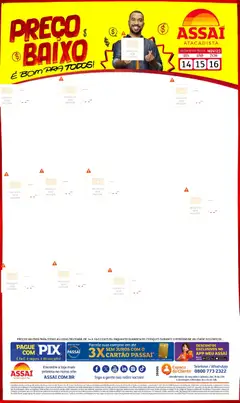 Encarte Assaí Atacadista - CE - Pré-Visualização do folheto da loja Assaí Atacadista, válido de 04.12.2025