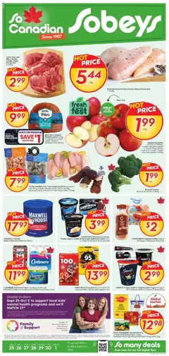 Preview of Sobeys weekly flyer / circulaire from shop Sobeys valid from 25.09.2025
