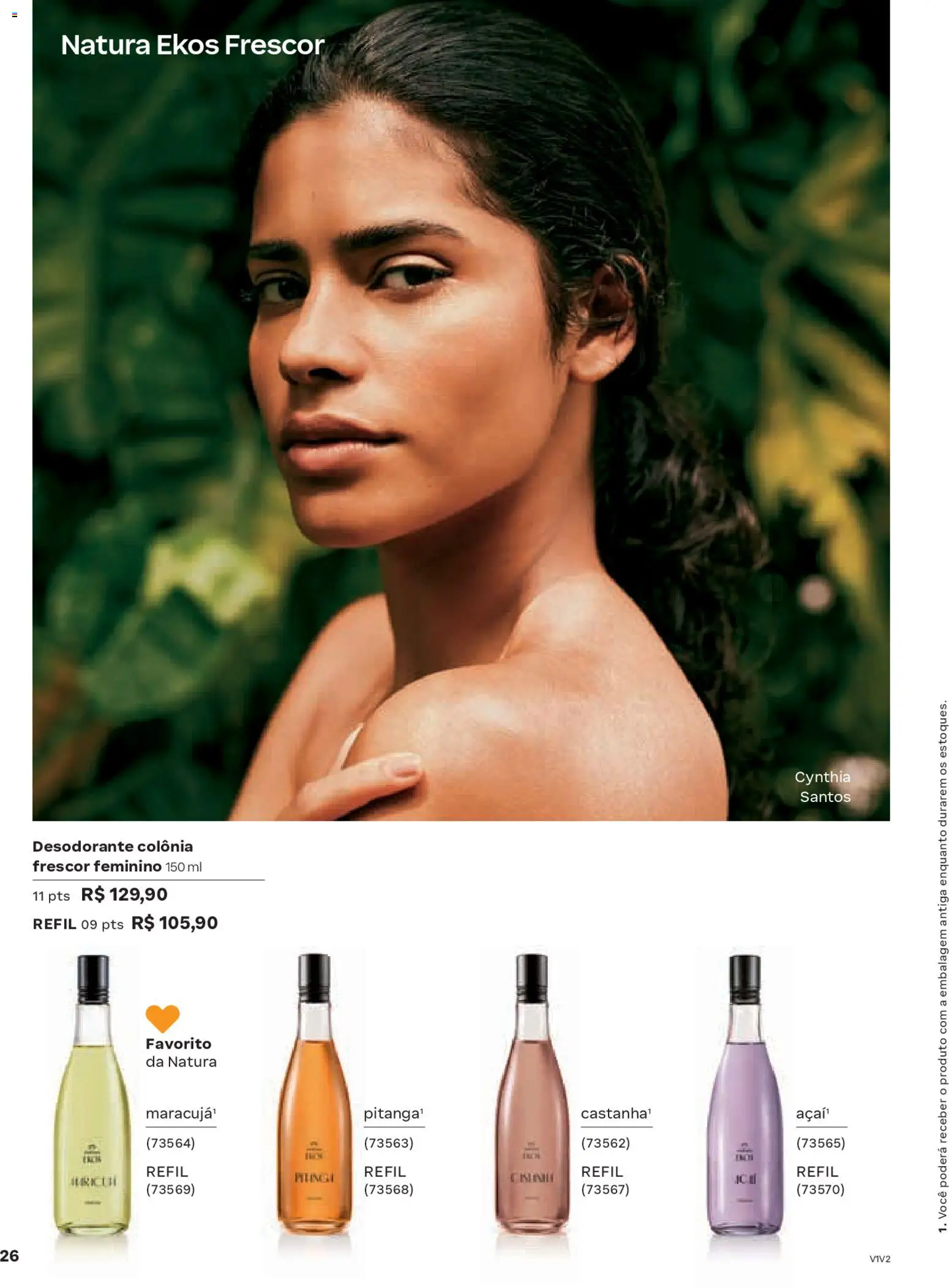 Natura Folheto - válido de 19.02.2026 | Página: 26 | Produtos: Desodorante