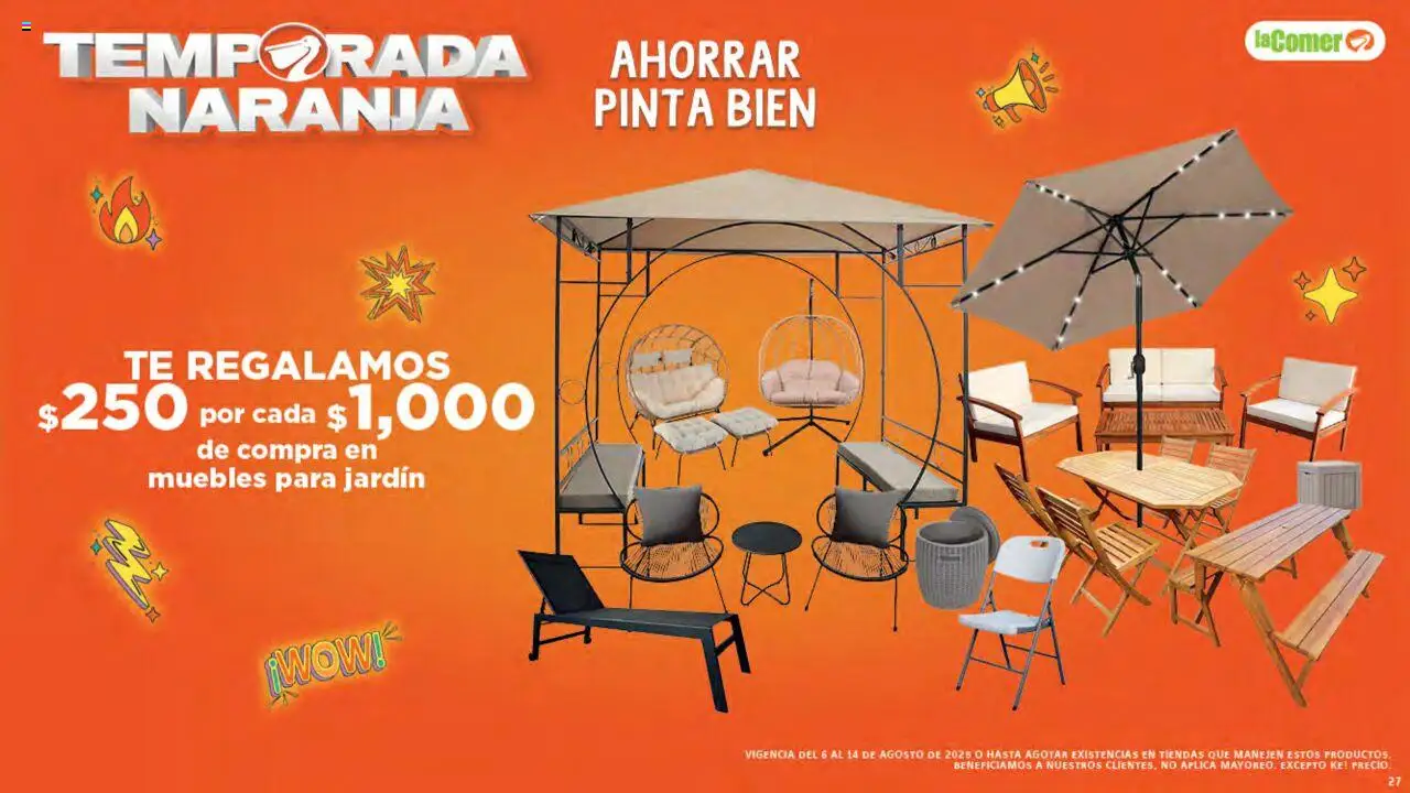 Nuevas ofertas de La Comer válidas en toda la República Mexicana desde el 06.08.2025. ¡Encuentra las mejores ofertas en La Comer - Folleto! | Página: 27 | Productos: Té