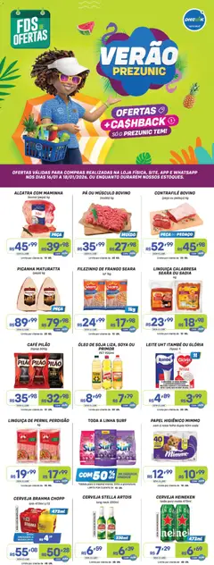 Encarte Prezunic - Pré-Visualização do folheto da loja Prezunic, válido de 16.01.2026