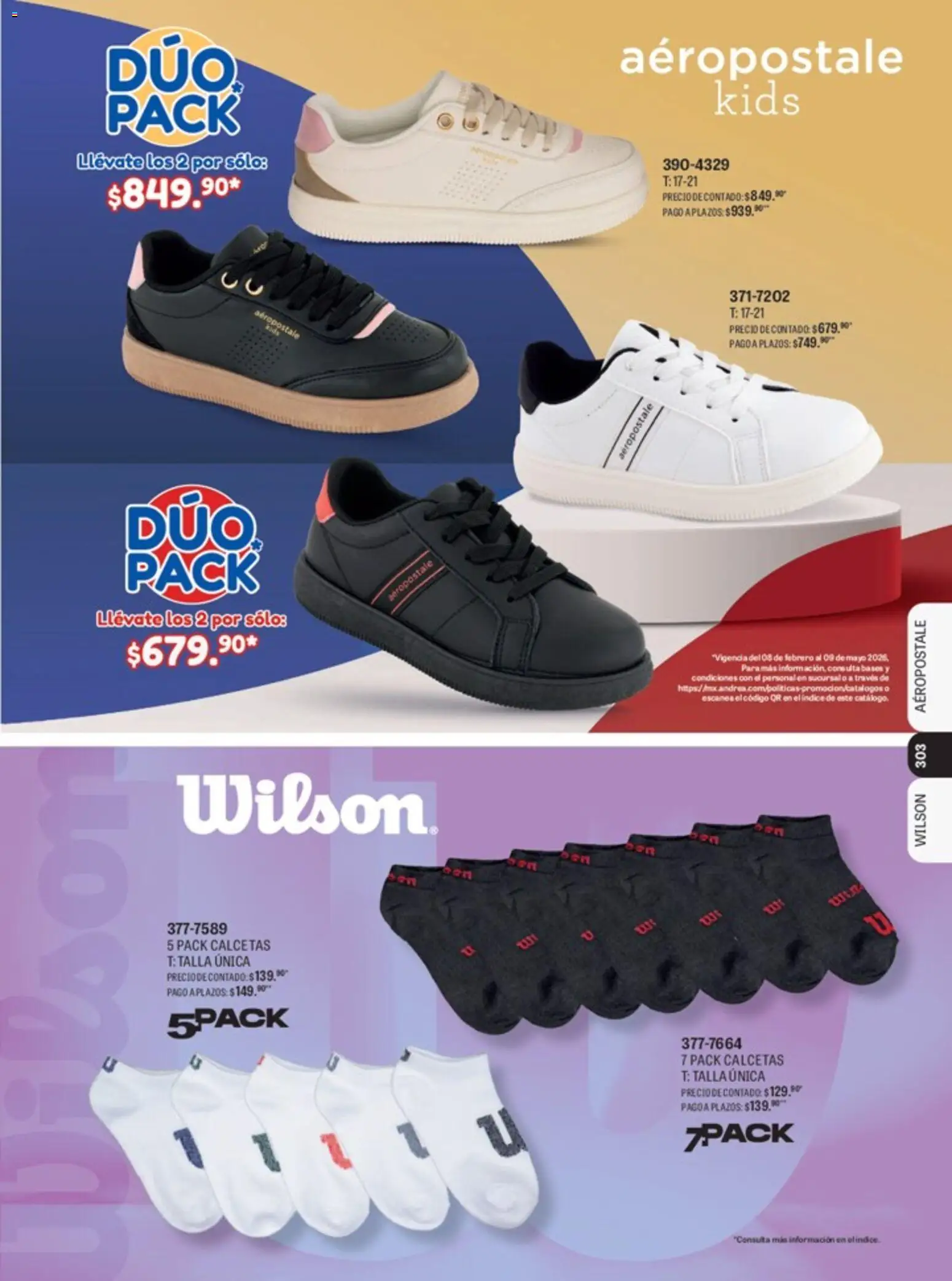 Nuevas ofertas de Andrea válidas en toda la República Mexicana desde el 15.04.2026. ¡Encuentra las mejores ofertas en Andrea catálogo Lo mejor en marcas! | Página: 253 | Productos: Calcetas