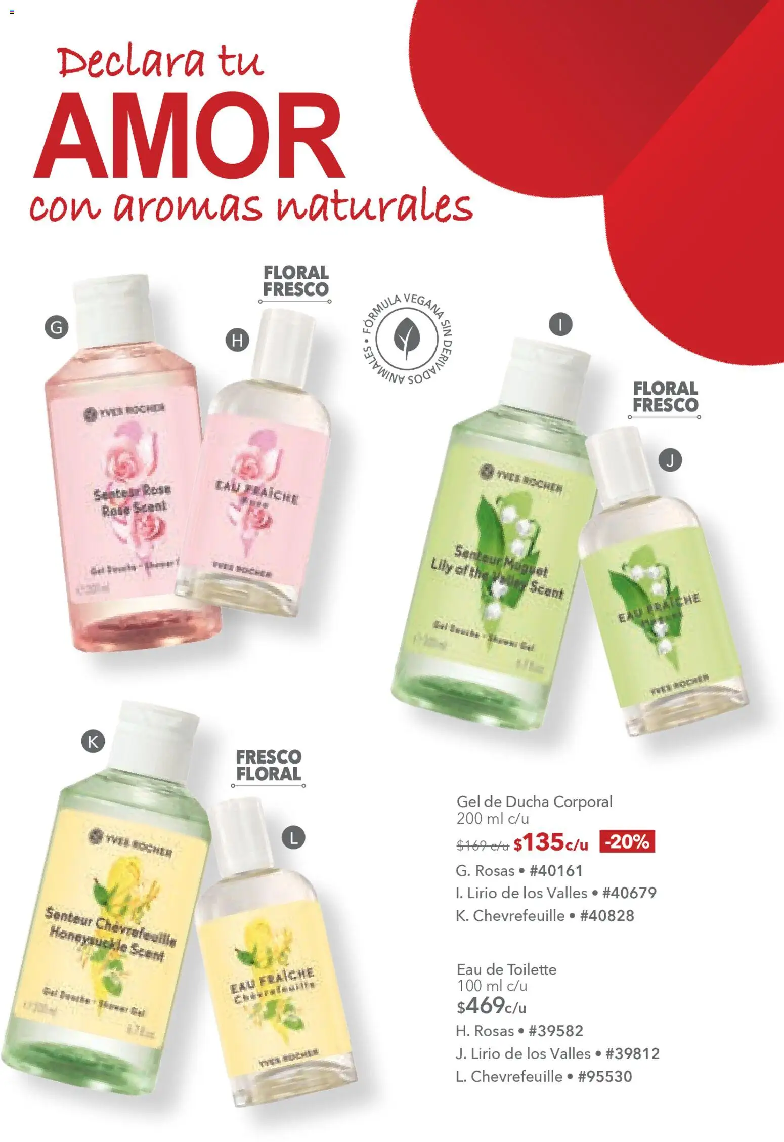 Nuevas ofertas de Yves Rocher válidas en toda la República Mexicana desde el 20.01.2026. ¡Encuentra las mejores ofertas en Yves Rocher campaña 2 2026! | Página: 96 | Productos: Eau de toilette, Gel de ducha