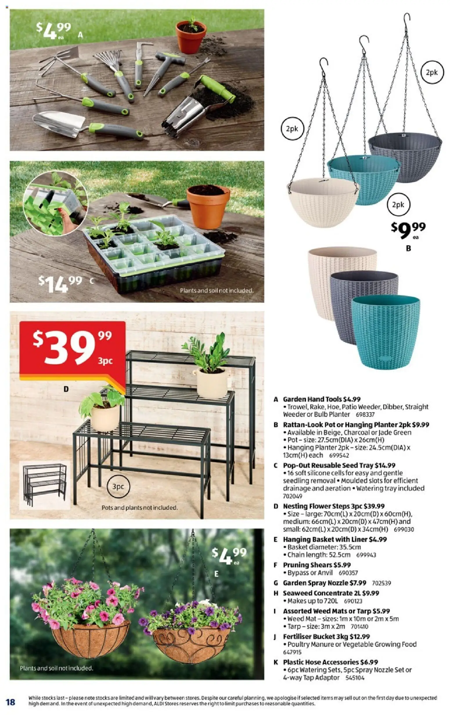 Aldi catalogue - valid from 11.03.2026 | Page: 18 | Products: Chain, Weed, Adaptor, Tools