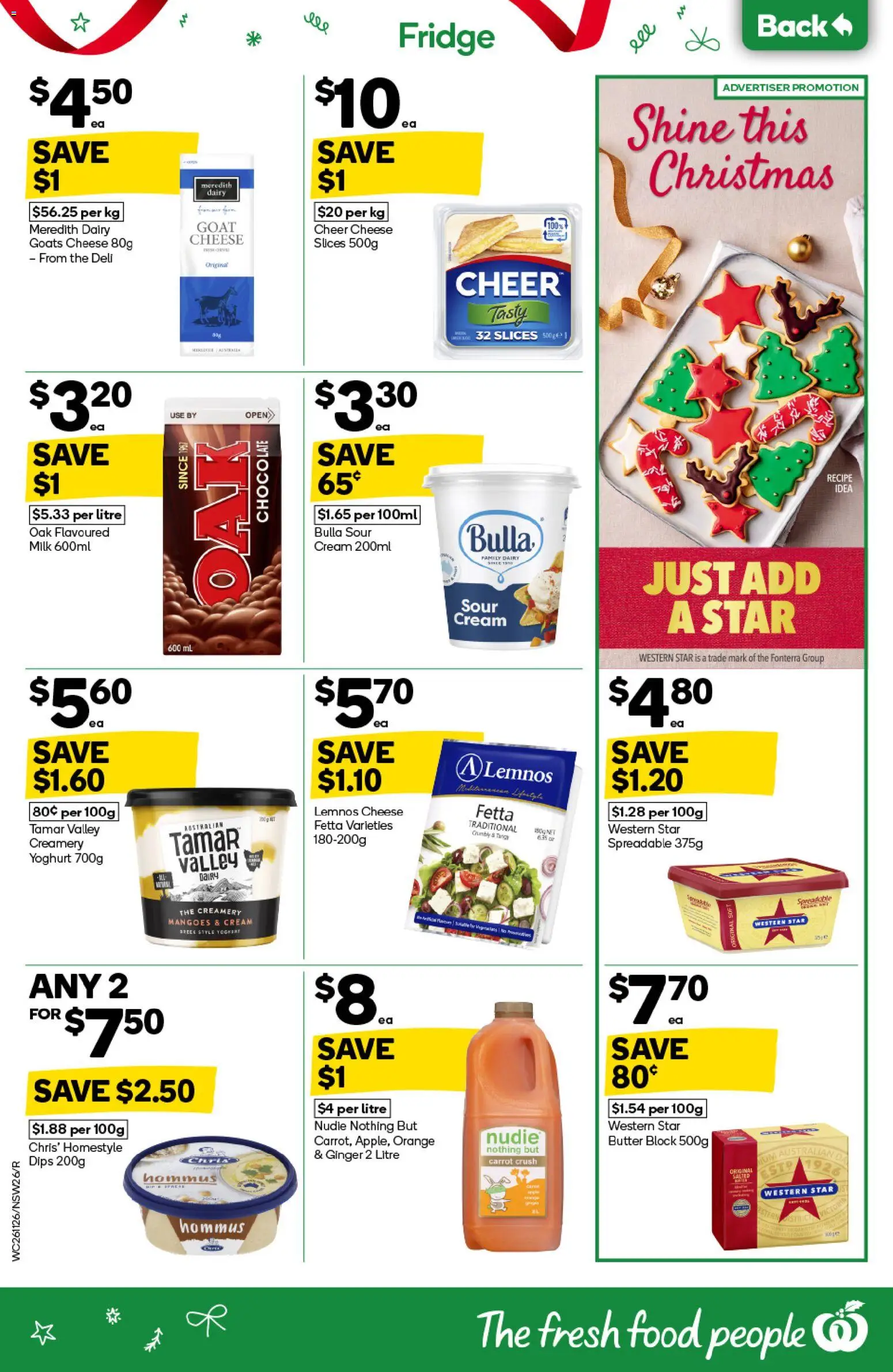 Woolworths catalogue - valid from 26.11.2025 | Page: 26 | Products: Butter, Chocolate, Ginger, Sour cream