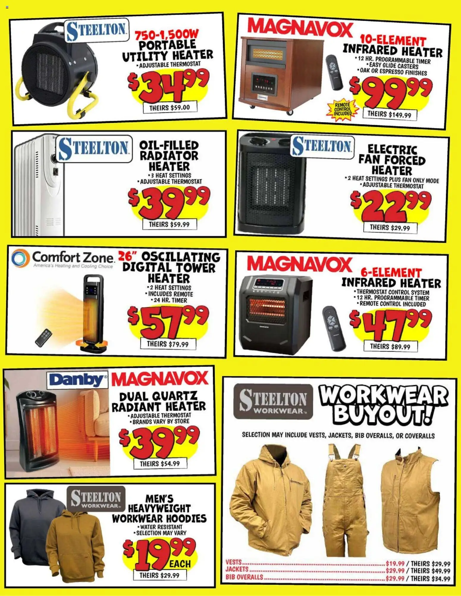 Ollie's Weekly Ad - valid from 16.12.2025 | Page: 2 | Products: Workwear, Radiator, Water, Thermostat