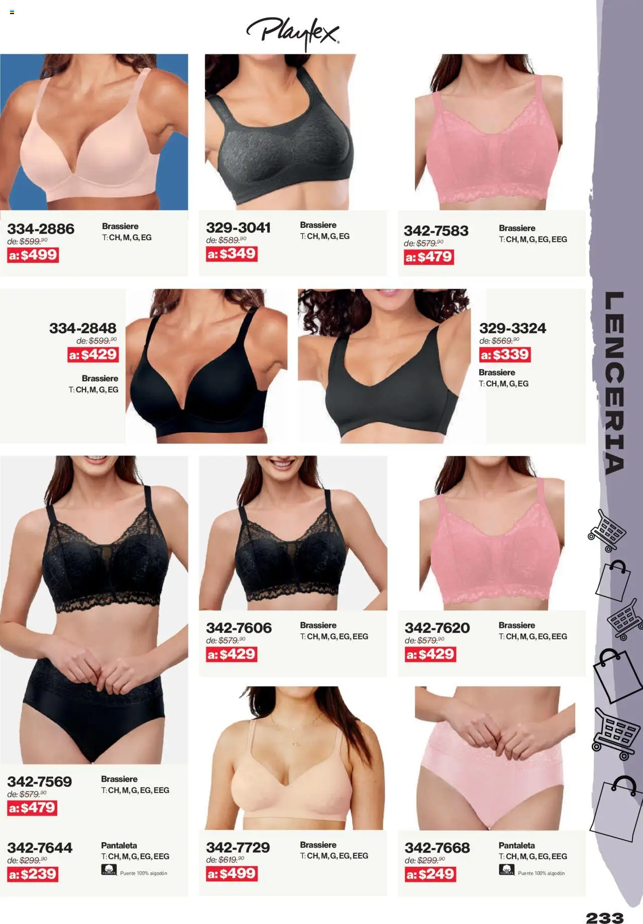 Nuevas ofertas de Andrea válidas en toda la República Mexicana desde el 10.08.2025. ¡Encuentra las mejores ofertas en Andrea - Catálogo Outlet! | Página: 233 | Productos: Algodón, Lenceria