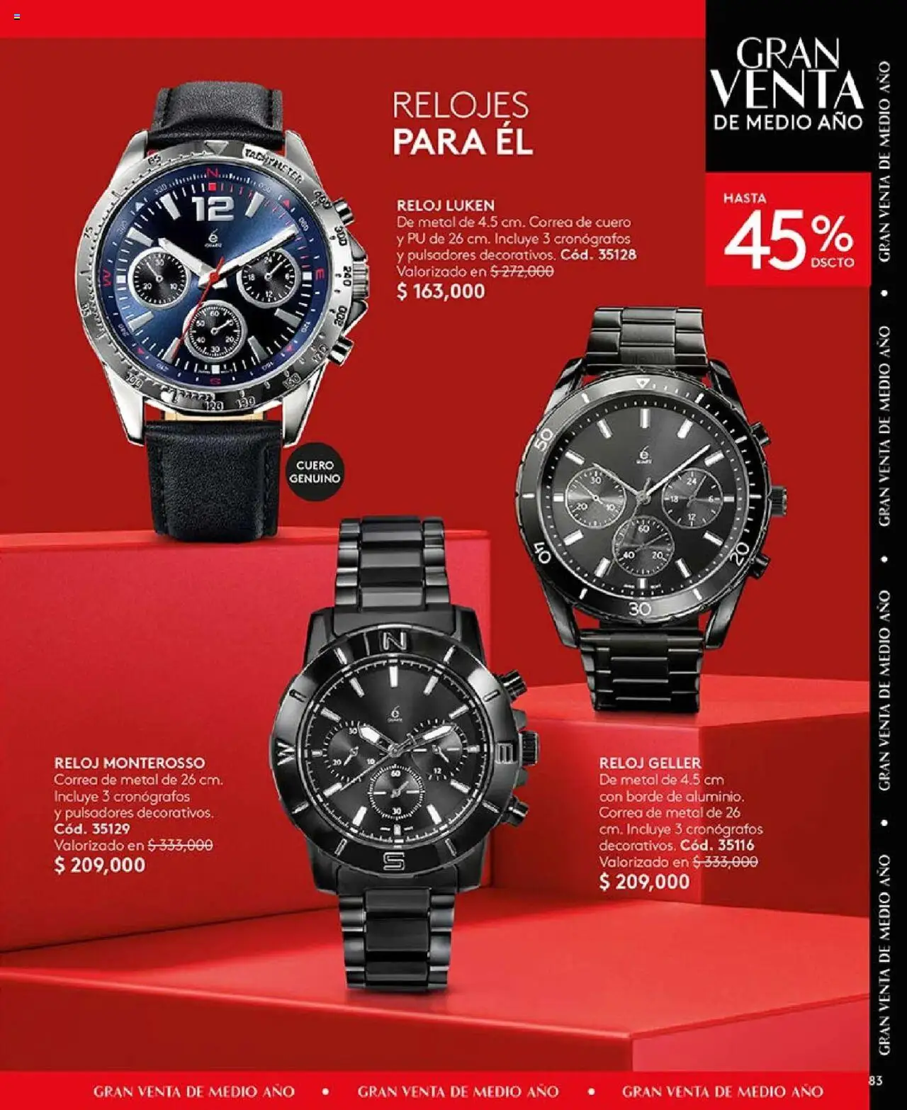 Ésika revista - valida desde el 16.06.2025 | Página: 83 | Productos: Reloj