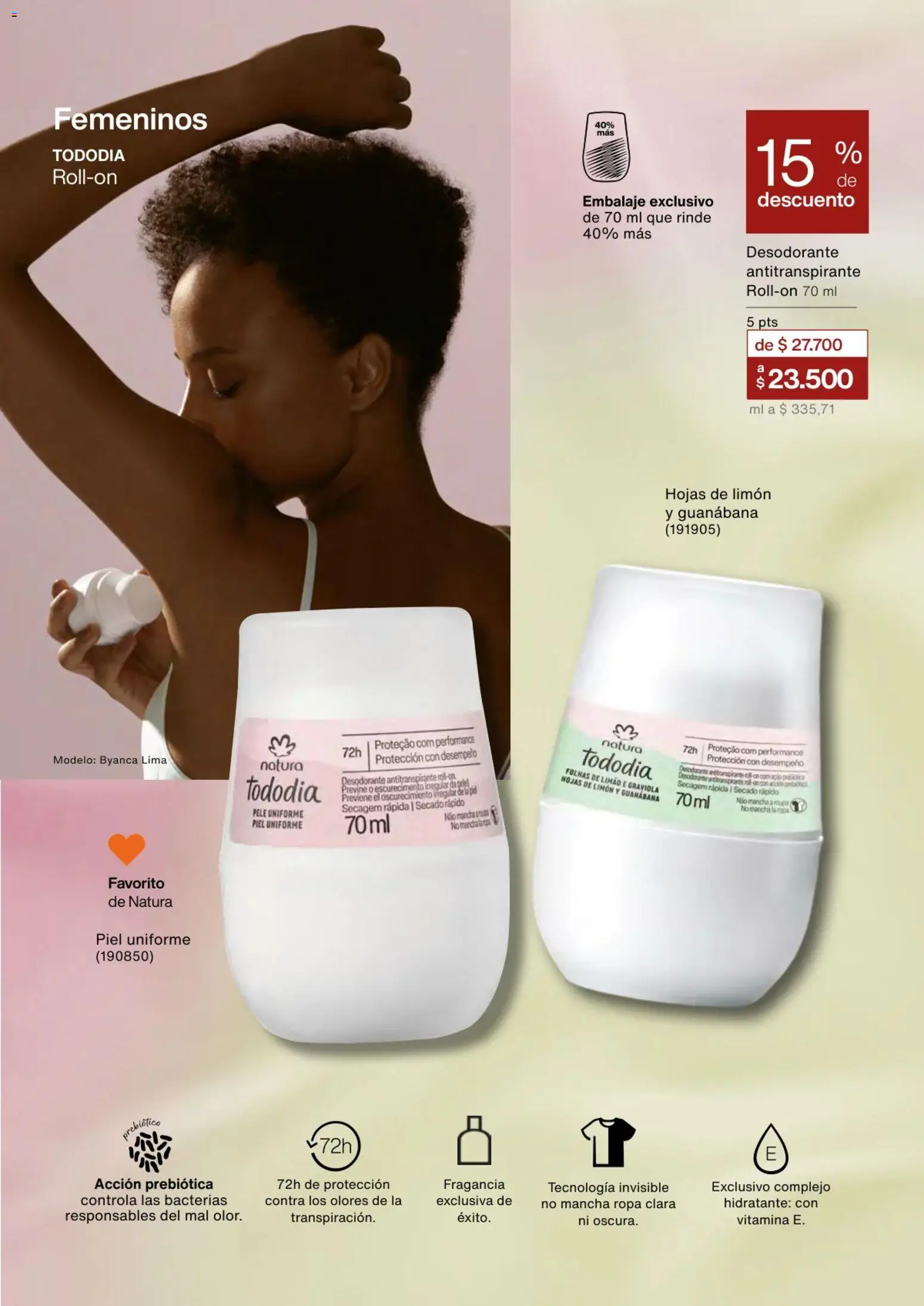 Natura revista - valida desde el 01.03.2026 | Página: 112 | Productos: Fragancia, Desodorante, Antitranspirante, Ropa