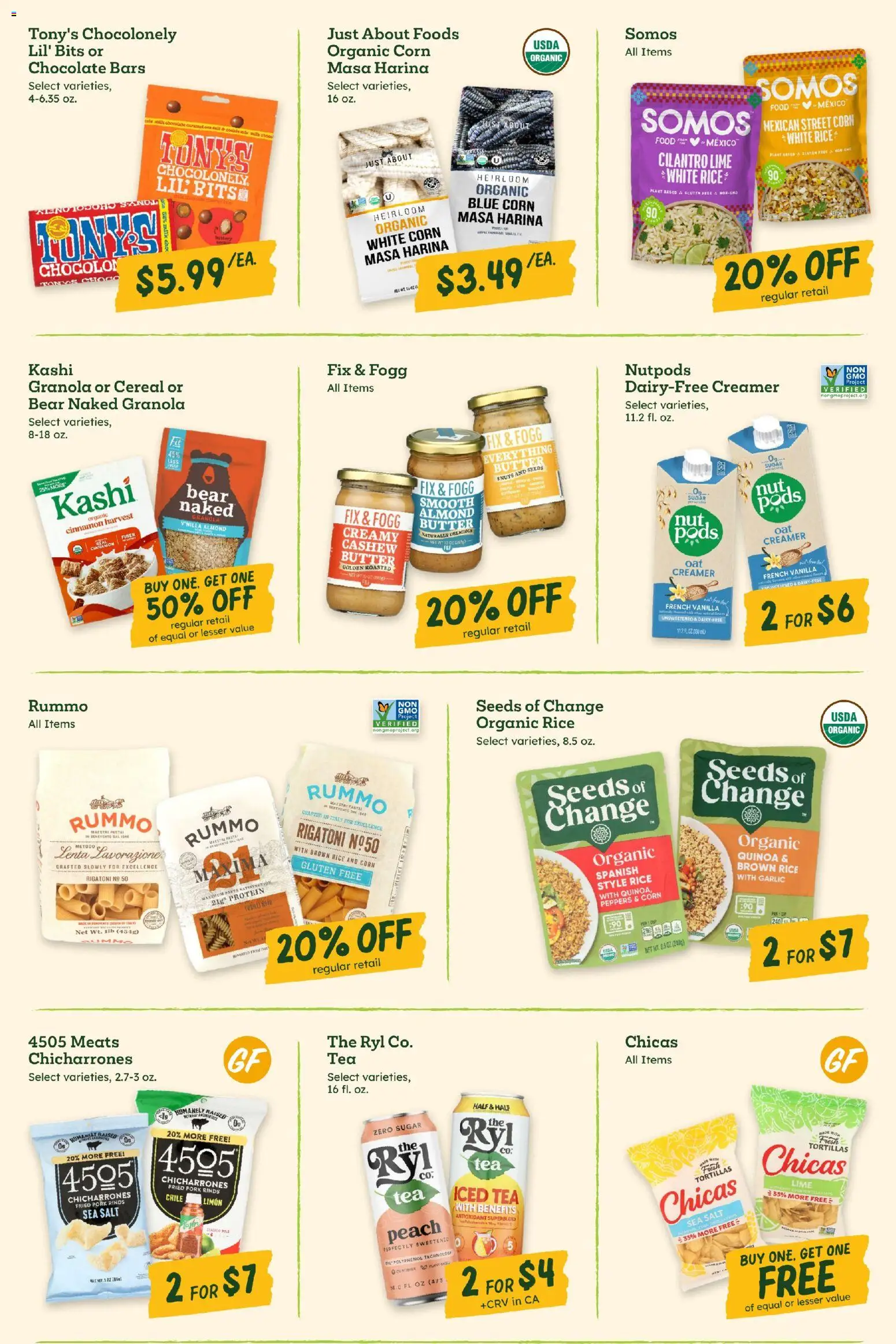 Sprouts Monthly Ad - valid from 29.04.2026 | Page: 11 | Products: Pork, Tea, Pasta, Salt
