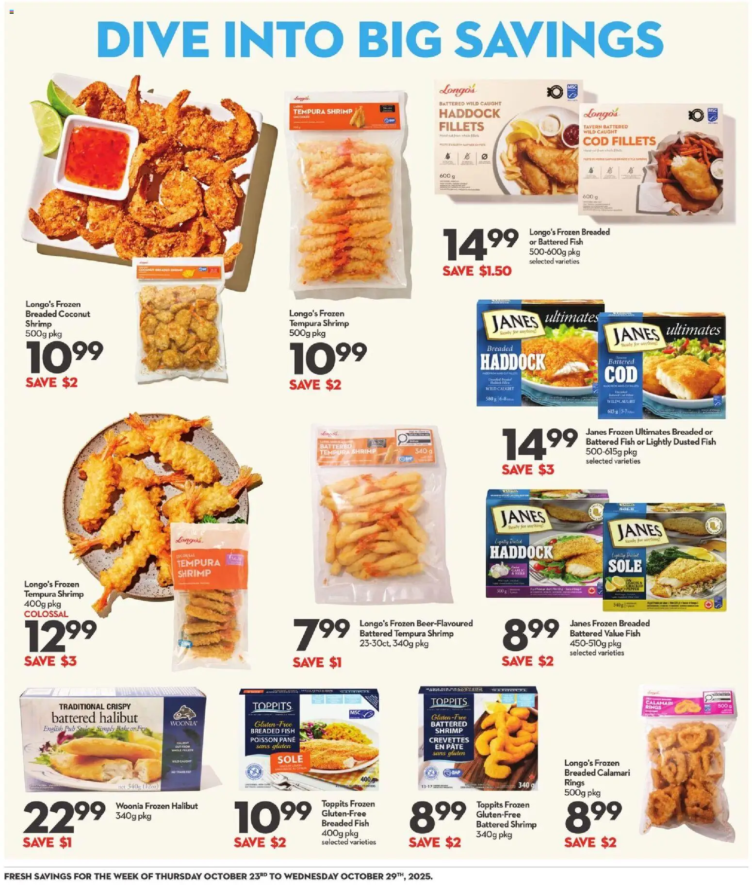 Longo's flyer valid from 23.10.2025 | Page: 13 | Products: Fish