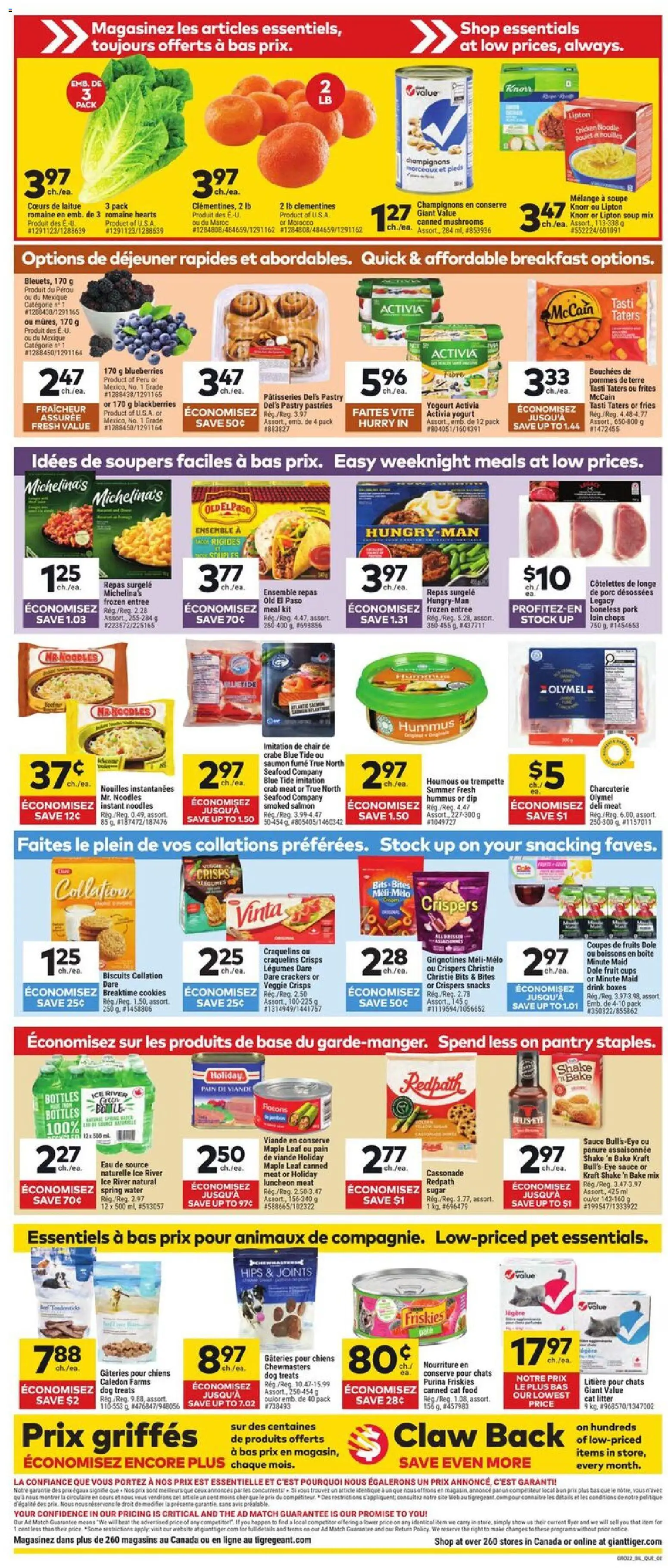 Giant Tiger flyer valid from 31.12.2025 | Page: 2 | Products: Cookies, Chair, Yogurt, Pork