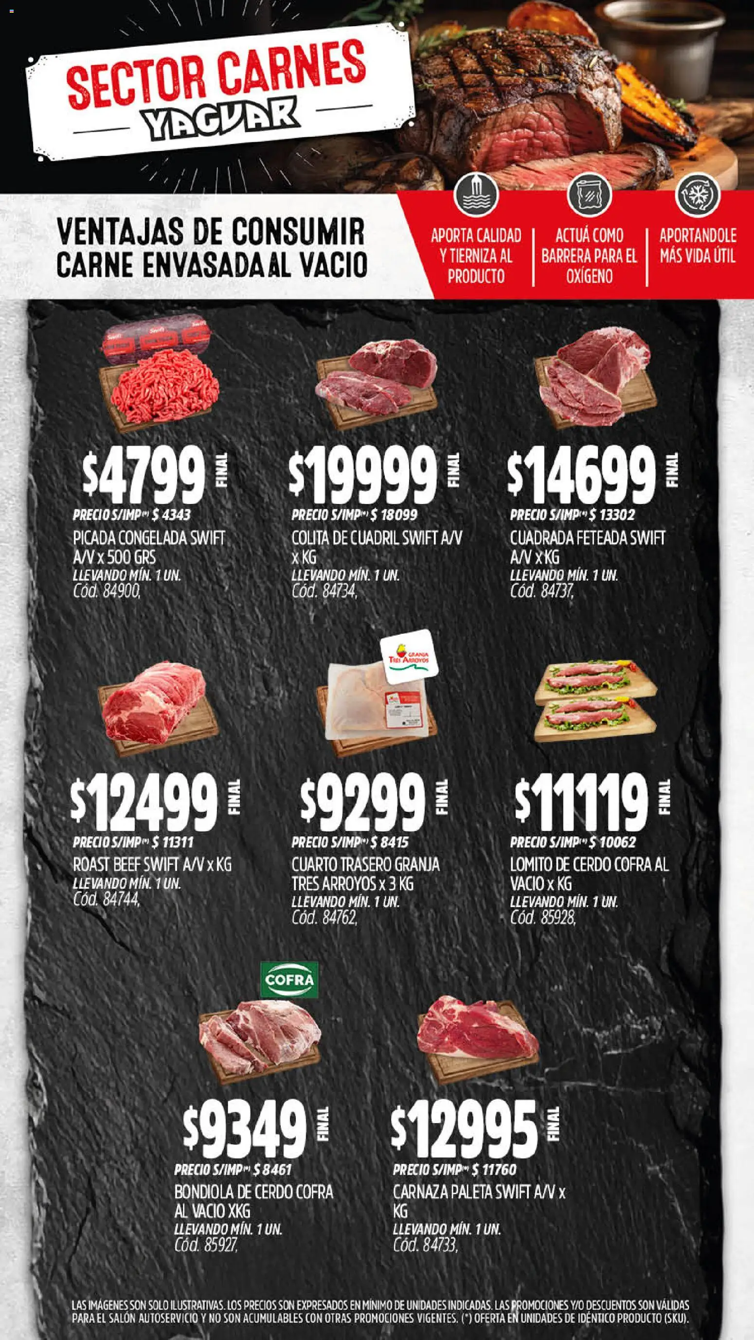 Yaguar - Oferta Semanal Misiones │ válido desde el 19.01.2026 | Página: 4 | Productos: Paleta, Cerdo