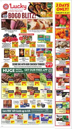 Preview of Lucky Supermarkets weekly ads valid from 07.01.2026