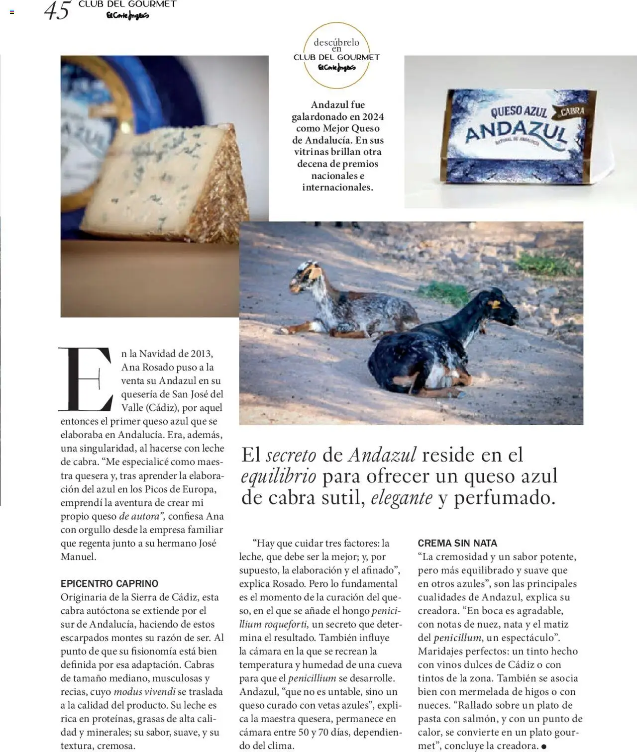 Nuevas ofertas de El Corte Inglés válidas en toda la República Mexicana desde el 27.06.2025. ¡Encuentra las mejores ofertas en El Corte Inglés Gourmet Magazin! | Página: 45 | Productos: Queso, Dulces, Mermelada, Cámara