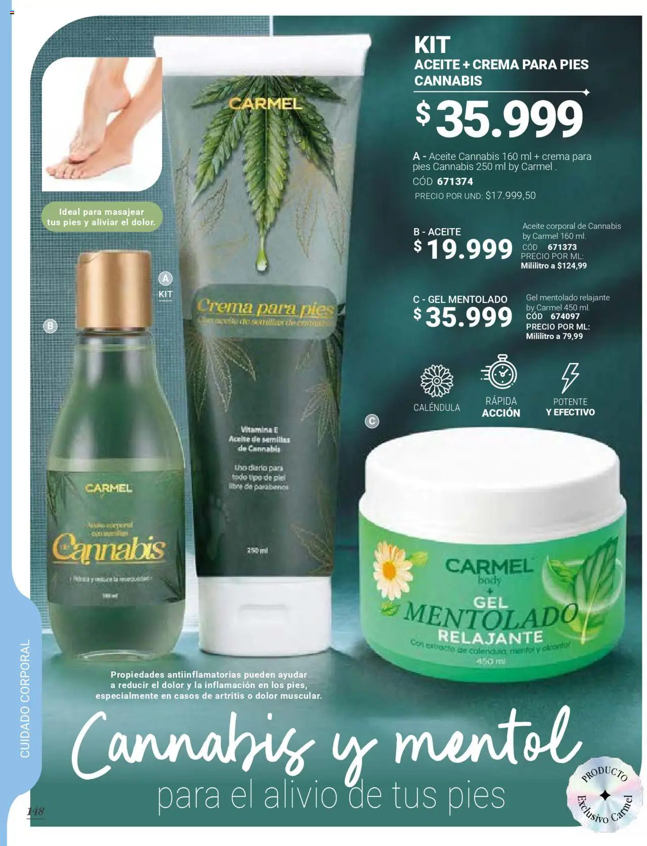 Carmel revista - valida desde el 01.09.2025 | Página: 151 | Productos: Crema, Body, Semillas, Aceite