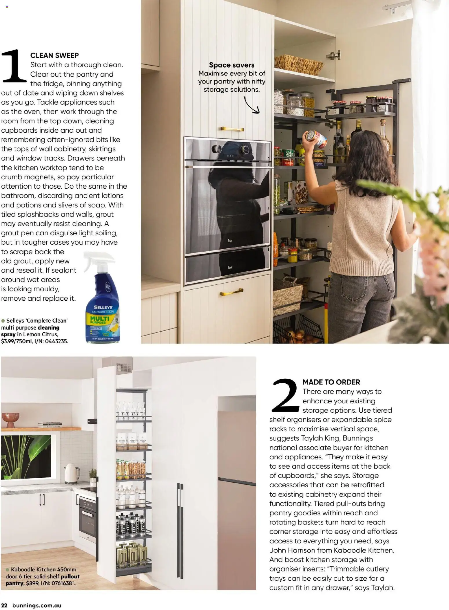Bunnings Warehouse catalogue - valid from 01.11.2025 | Page: 22 | Products: Shelf, Light, Lemon, Accessories