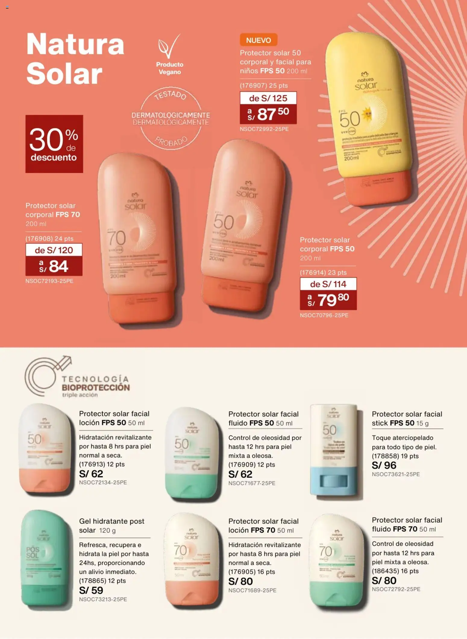 Catálogo Natura válido desde 18.02.2026 | Página: 148 | Productos: Protector solar