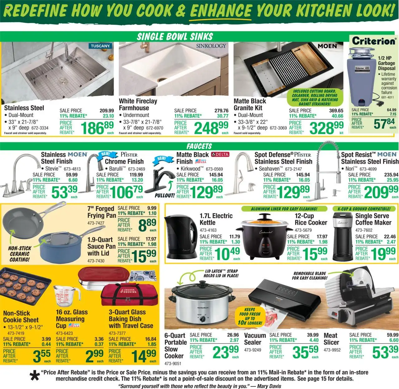 Menards - Weekly Ad - valid from 10.09.2025 | Page: 21 | Products: Vacuum, Baking Dish, Sauce, Case
