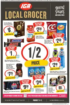 Preview of IGA Local Grocer QLD - valid from 17.09.2025
