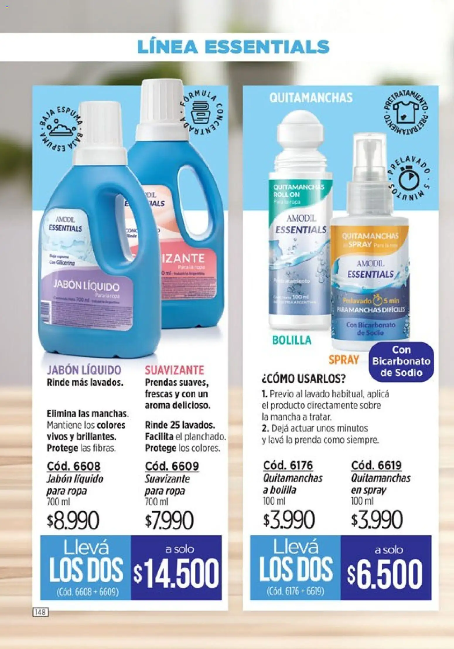 Catálogo Amodil Campaña 2 │ válido desde el 01.02.2026 | Página: 148 | Productos: Sobre, Jabón, Ropa, Suavizante