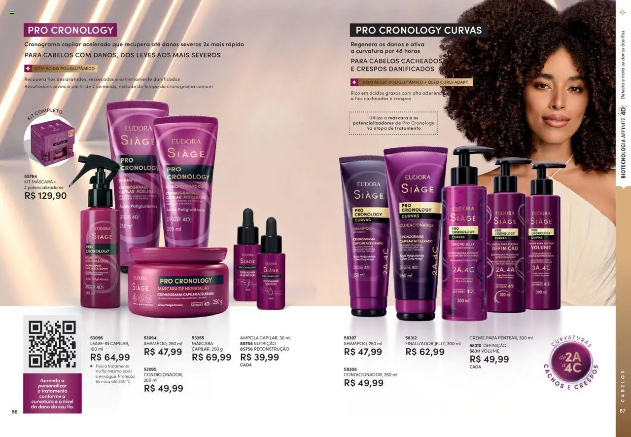 Eudora Folheto - válido de 06.08.2025 | Página: 44 | Produtos: Condicionador, Óleo, Creme, Creme para pentear
