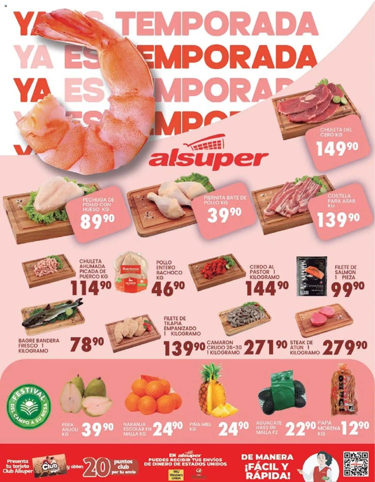 Nuevas ofertas de Alsuper válidas en toda la República Mexicana desde el 20.02.2026. ¡Encuentra las mejores ofertas en Alsuper folleto Chihuahua Capital! | Página: 8 | Productos: Pollo, Atún, Aguacate, Piña