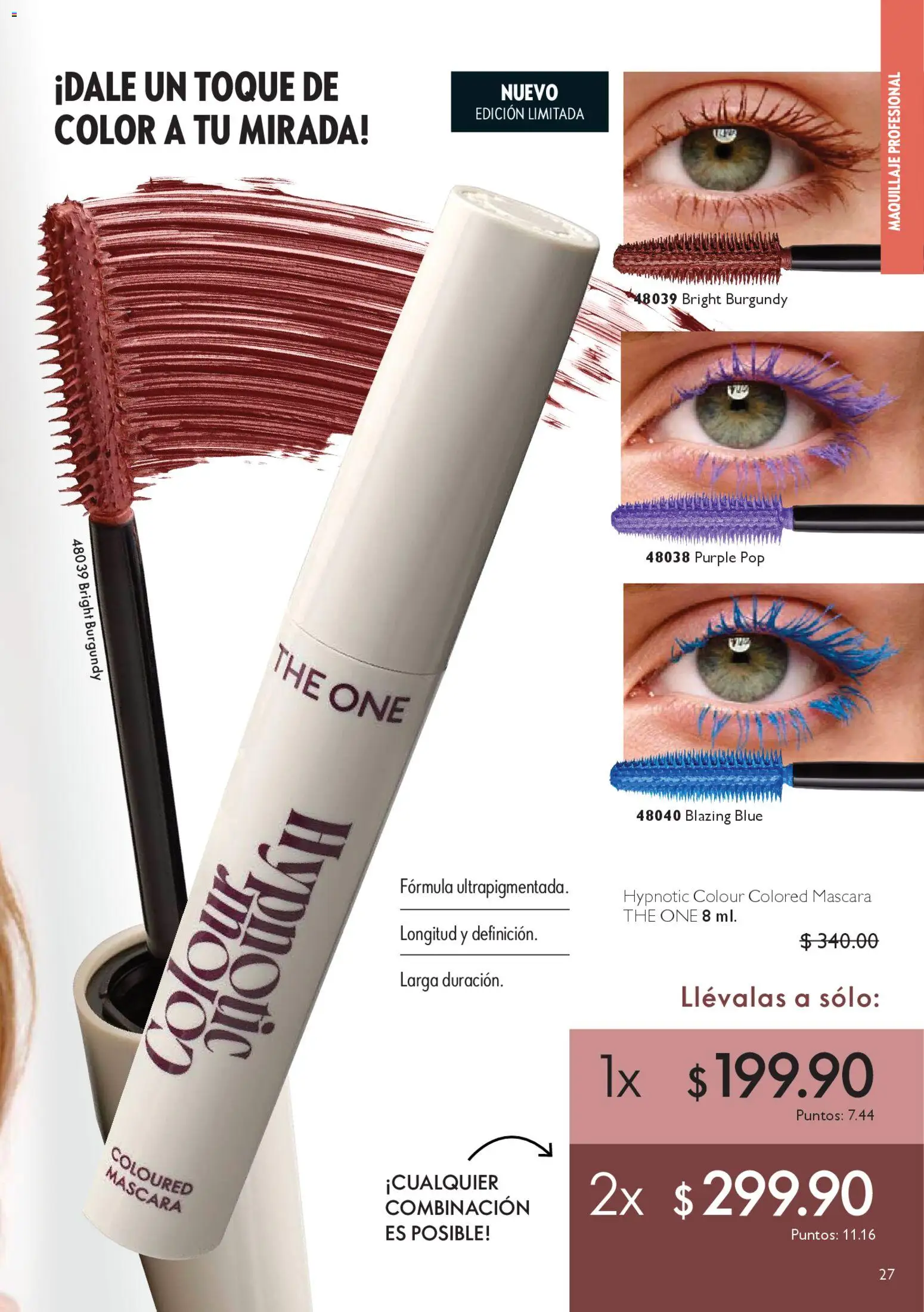 Nuevas ofertas de Oriflame válidas en toda la República Mexicana desde el 25.10.2025. ¡Encuentra las mejores ofertas en Oriflame Buen Fin! | Página: 27 | Productos: Máscara, Maquillaje
