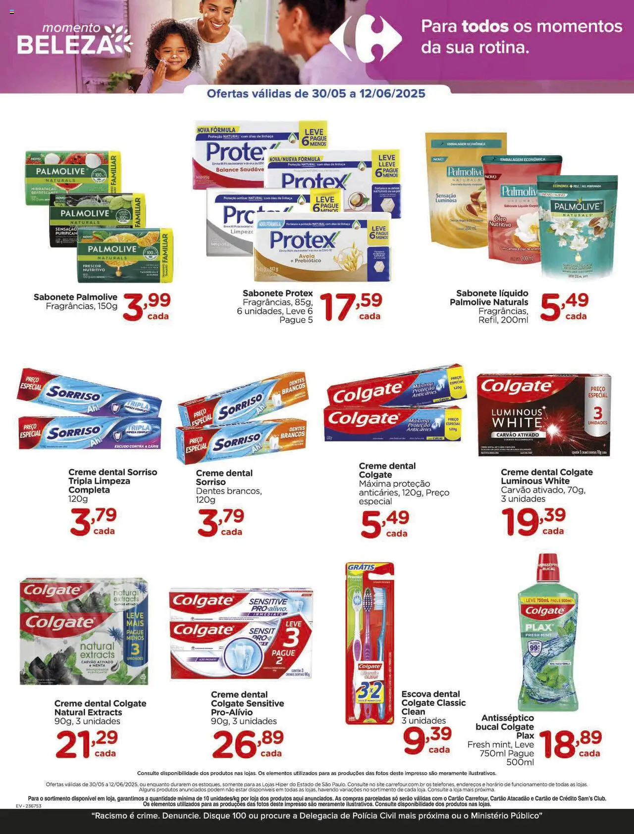 Carrefour Folheto - válido de 30.05.2025 | Página: 9 | Produtos: Linhaça, Escova, Sabonete, Aveia